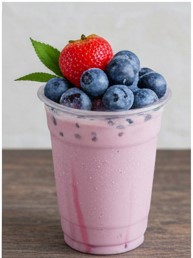 Blueberry Milk Shake - بلو بيري